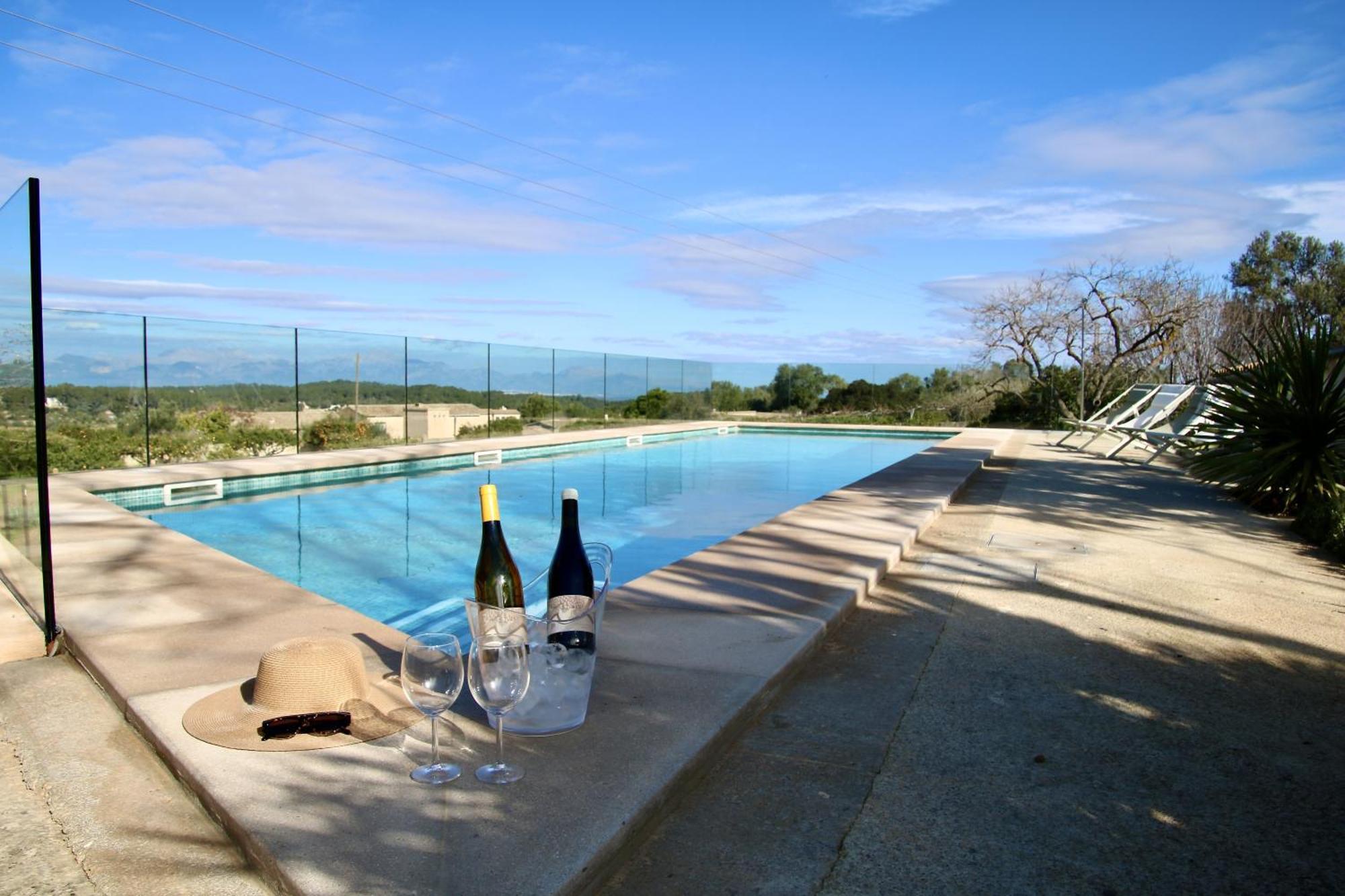 Villa Mater Randa Piscina Vistas Increibles Y Barbacoa Exterior foto