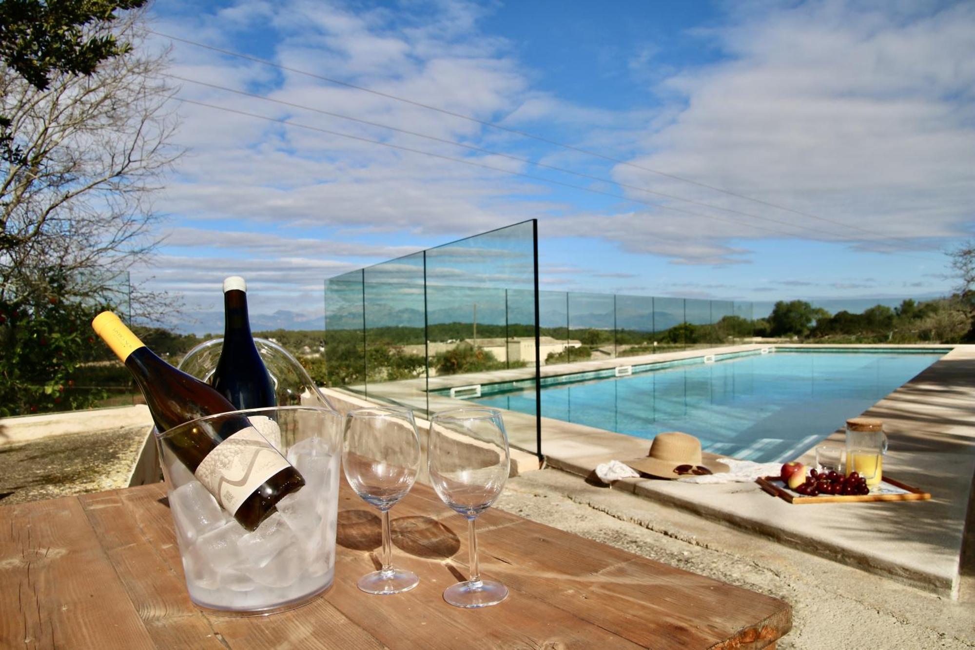 Villa Mater Randa Piscina Vistas Increibles Y Barbacoa Exterior foto